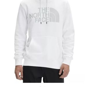 The North Face Men's Half Dome Logo White Hoodie